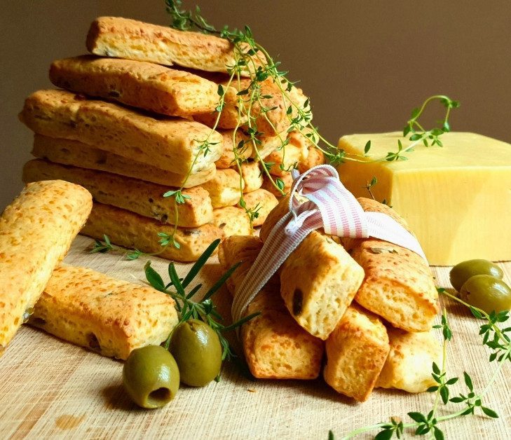 Traditional grissini breadsticks sampled on Turin Food Tour